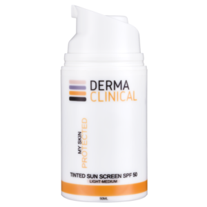 TINTED SUNSCREEN SPF 50 – LIGHT/MEDIUM